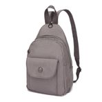 Smart Bags 1237 K.gri Nano Metalik Kumaş Bodybag Kadın Çantası