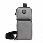 Smart Bags 3097 Gri Siyah Kadın Postacı Çanta