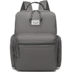 Smart Bags 3124 Koyu Gri Okul Boyu Laptop Gözlü Sırt Çantası