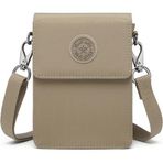 Smart Bags 3173 Camel Krinkıl Kumaş Küçük Telefonluk Kadın Çantası