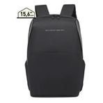 Smart Bags 8636-01 Siyah Laptop Gözlü Unisex Sırt Çantası