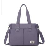Smart Bags Exclusive Kanvas Kumaş Kadın Omuz Çantası 1307 - Füme