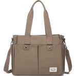 Smart Bags Exclusive Kanvas Kumaş Kadın Omuz Çantası 1307 - Kahve
