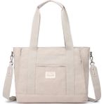 Smart Bags Exclusive Kanvas Kumaş Kadın Omuz Çantası 1326 - Açık Gri