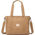 Smart Bags Exclusive Kanvas Kumaş Kadın Omuz Çantası 1326 - Camel