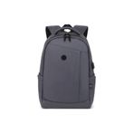 SMART BAGS Gumi Kumaş Uniseks Büyük Boy Sırt Çantası 8662 K.gri