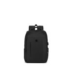 SMART BAGS Gumi Siyah Erkek Sırt Çantası SMK01 G8660
