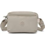 Smart Bags Günlük Küçük Boy Su Geçirmez Hafif Krınkıl Kumaş Kadın Omuz Çantası Bej