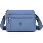 Smart Bags Jeans Mavi Kadın Omuz Çantası Hafif Kumaş Çok Cepli Çapraz Uzun Askılı - Standart