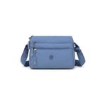 Smart Bags Jeans Mavi Kadın Omuz Çantası Hafif Kumaş Çok Cepli Çapraz Uzun Askılı
