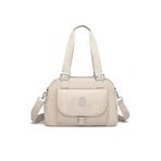 Smart Bags Kadın Omuz Çantası Krinkıl Kumaş 1122 Bej