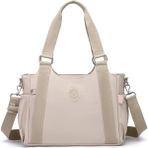 Smart Bags Kadın Omuz Çantası Krinkıl Kumaş Smart Bags 1163 - Bej