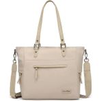 Smart Bags Kadın Omuz Çantası – Özel Kumaş, Su Geçirmez, Geniş Hacim, Hafif & Şık SB3323 - Bej