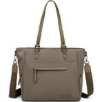 Smart Bags Kadın Omuz Çantası – Özel Kumaş, Su Geçirmez, Geniş Hacim, Hafif & Şık SB3323 - Kahve