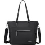 Smart Bags Kadın Omuz Çantası – Özel Kumaş, Su Geçirmez, Geniş Hacim, Hafif & Şık SB3323 - Siyah