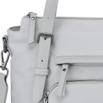 Smart Bags Kadın Omuz Çantası – Özel Kumaş, Su Geçirmez, Geniş Hacim, Hafif & Şık SB3329 - Gri