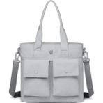 Smart Bags Kadın Omuz Çantası – Özel Kumaş, Su Geçirmez, Geniş Hacim, Hafif & Şık SB3345 - Gri