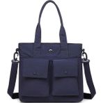 Smart Bags Kadın Omuz Çantası – Özel Kumaş, Su Geçirmez, Geniş Hacim, Hafif & Şık SB3345 - Lacivert