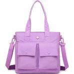 Smart Bags Kadın Omuz Çantası – Özel Kumaş, Su Geçirmez, Geniş Hacim, Hafif & Şık SB3345 - Lila