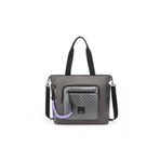 SMART BAGS Krinkıl Gri-Lila Kadın Omuz Çantası SMK 3246