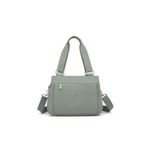 SMART BAGS Krinkıl Kumaş Kadın Omuz Çantası Smart Bags 1125 Yeşil