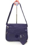 Smart Bags Krinkıl Kumaş Kadın Omuz - Çapraz Çantası Mor
