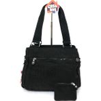 Smart Bags Krinkıl Kumaş Kadın Omuz - Çapraz Çantası Siyah