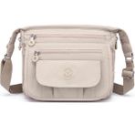 Smart Bags Krinkıl Kumaş Kadın Postacı Çantası Smart Bags 3005 - Bej
