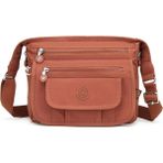Smart Bags Krinkıl Kumaş Kadın Postacı Çantası Smart Bags 3005 - Kiremit