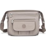 Smart Bags Krinkıl Kumaş Kadın Postacı Çantası Smart Bags 3005 - Vizon - Açık Bej
