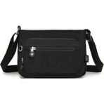 Smart Bags Krinkıl Kumaş Kadın Postacı Çantası Smart Bags 3270 - Siyah