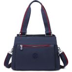 Smart Bags Krinkıl Kumaş Omuz Çantası BC 1125 - Lacivert