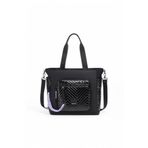 SMART BAGS Krinkıl Siyah-Lila Kadın Omuz Çantası SMK 3246