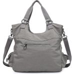 Smart Bags Metalik Kumaş Omuz Çantası Bc 3221 - Koyu Gri