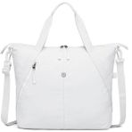Smart Bags Mikro Poly Kumaş Büyük Boy Kadın Omuz Çantası 3335 - Beyaz