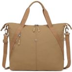 Smart Bags Mikro Poly Kumaş Büyük Boy Kadın Omuz Çantası 3335 - Kahve