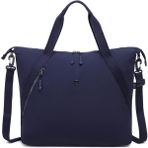 Smart Bags Mikro Poly Kumaş Büyük Boy Kadın Omuz Çantası 3335 - Lacivert