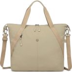 Smart Bags Mikro Poly Kumaş Büyük Boy Kadın Omuz Çantası 3335 - Vizon