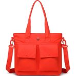Smart Bags Mikro Poly Kumaş Büyük Boy Kadın Omuz Çantası 3345 - Orange