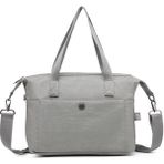 Smart Bags Nano Metalik Kumaş Kadın Omuz Çantası BC 3127 - Koyu Gri - 0TB-Siyah
