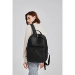 SMART BAGS Nano Metalik Siyah Kadın Sırt Çantası SMK MT-3067