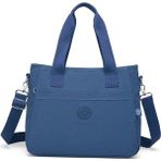 Smart Bags Omuz Askılı Kadın Çantası Krinkıl Kumaş 3110 - Lacivert0