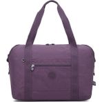 Smart Bags Orta Boy Su Geçirmez Extra Hafif Krınkıl Kumaş El Valizi ve Spor Çantası Mürdüm - STD