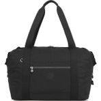 Smart Bags Orta Boy Su Geçirmez Extra Hafif Krınkıl Kumaş El Valizi ve Spor Çantası Siyah - STD