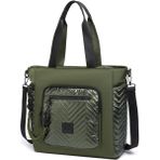 Smart Bags Parlak Kumaş Çapraz Askılı Kadın Omuz Çantası 3246 - Yeşil