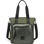 Smart Bags Parlak Kumaş Çapraz Askılı Kadın Omuz Çantası 3248 - Yeşil