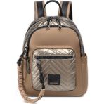 Smart Bags Parlak Kumaş Küçük Boy Askılı Kadın Sırt Çantası 3252 - Taba