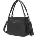 Smart Bags Saten Kumaş Omuz Kadın Çantası Smartbags - --Siyah