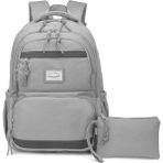 Smart Bags Sırt Çantası Okul Boyu Kalem Kutusu Hediyeli 3234 - Vizon Gri - Renk - Vizon - Gri