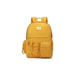Smart Bags Sırt Çantası Okul Boyu Laptop Gözlü 3205 Hardal Tek Beden Unisex